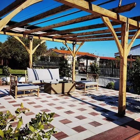Rural Private Pool, Bbq, Court ,20' Airport * Nea Kallikrateia