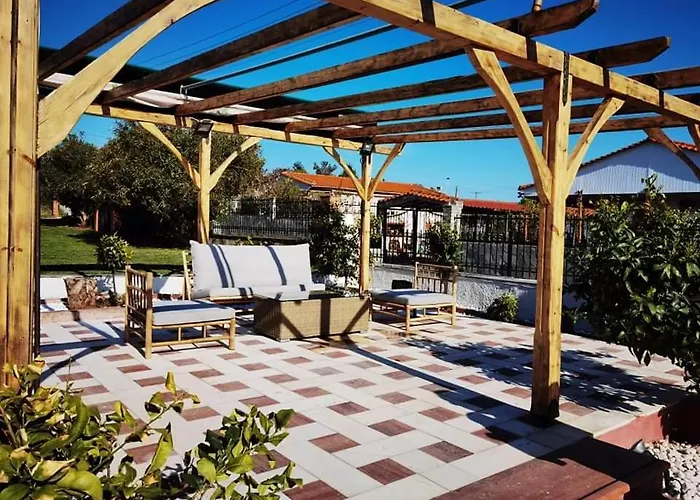 Rural Private Pool, Bbq, Court ,20' Airport * Nea Kallikrateia